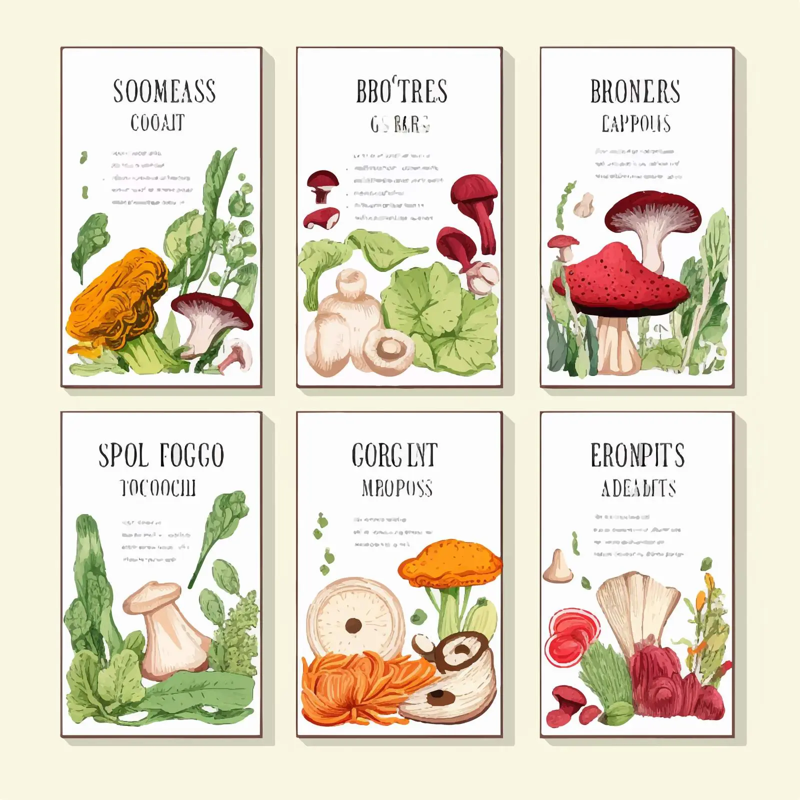 Vegan Menu Cover Templates with Tasty Decor — free download from Dotvec