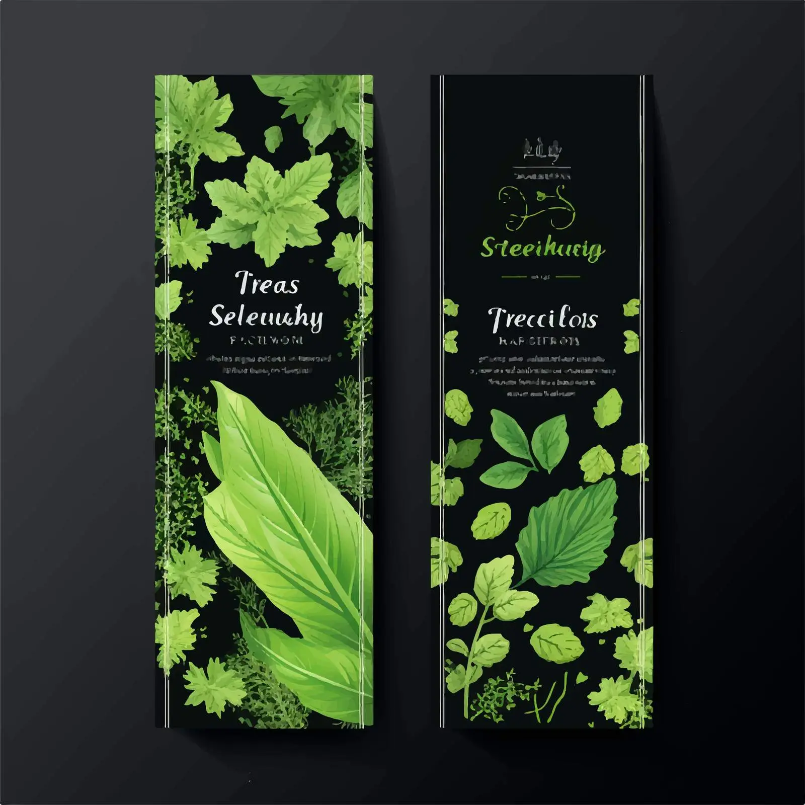 Vertical Banner Templates for Fresh Salad Promotions — free download from Dotvec