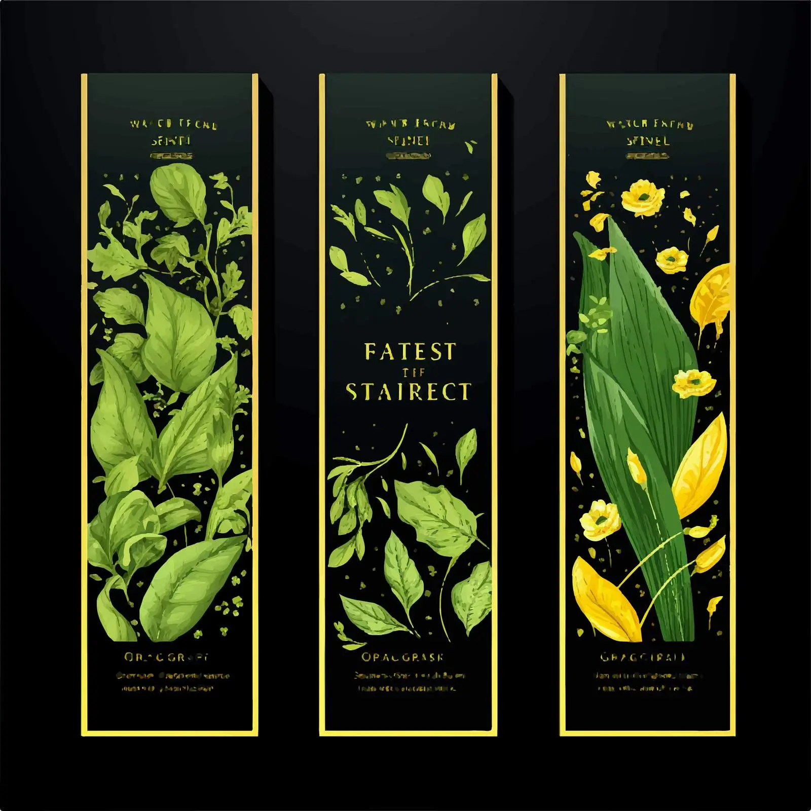Vertical Banner Templates Featuring Fresh Salad Designs — free download from Dotvec