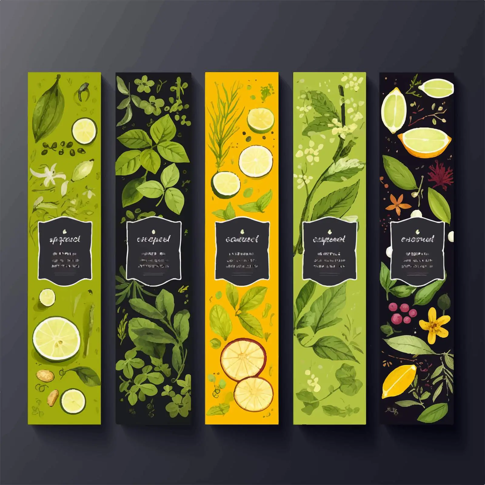 Vertical Banner Templates for Fresh Salad Promotions — free download from Dotvec