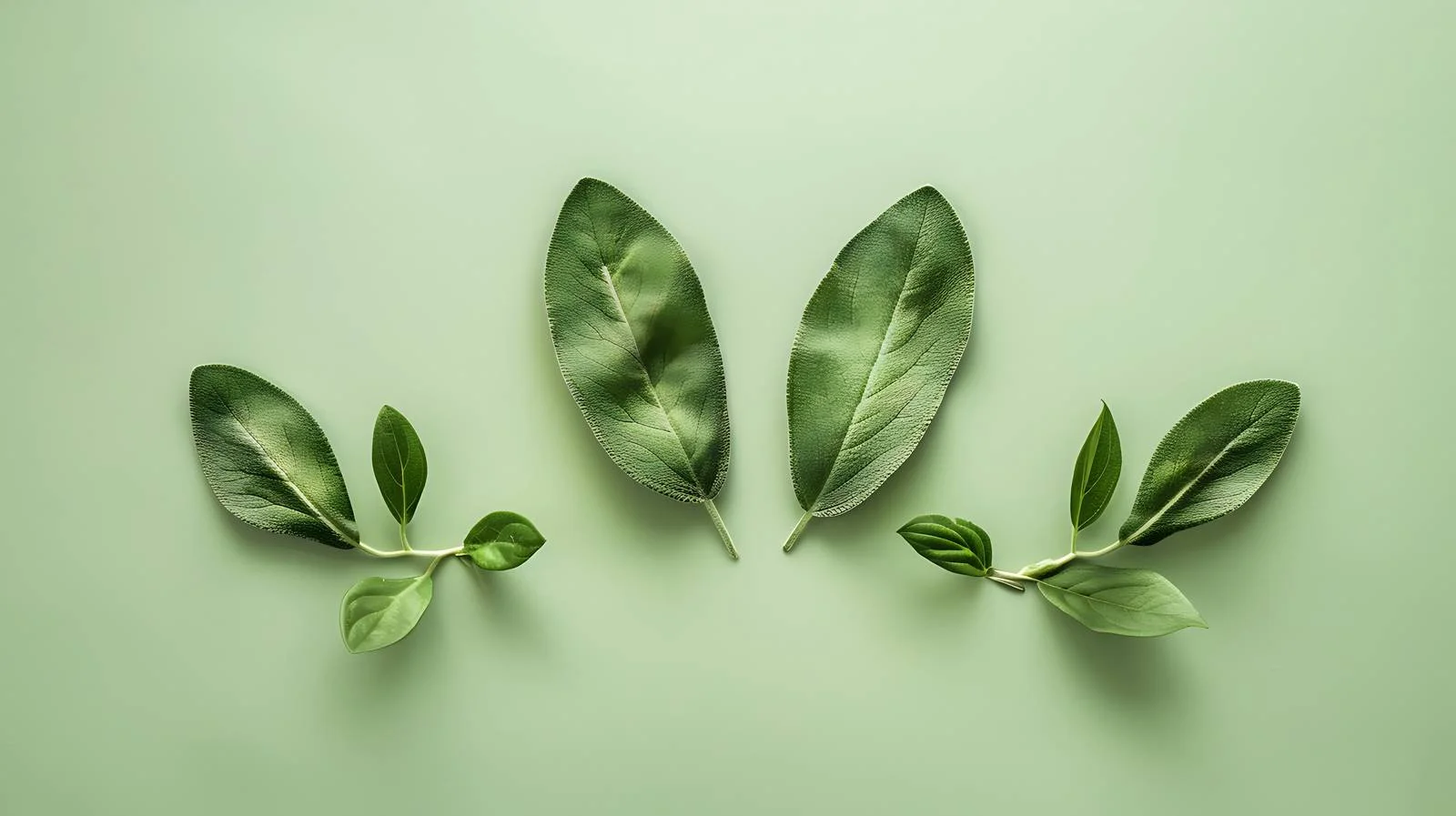 Natural Bunny Ears on Green Background — free download from Dotvec