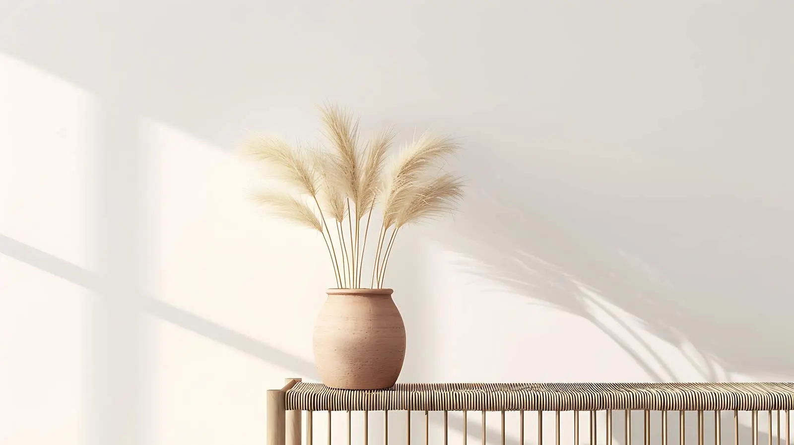 Bunny Tail Grass Bouquet in Elegant Pot – free bench image from Dotvec