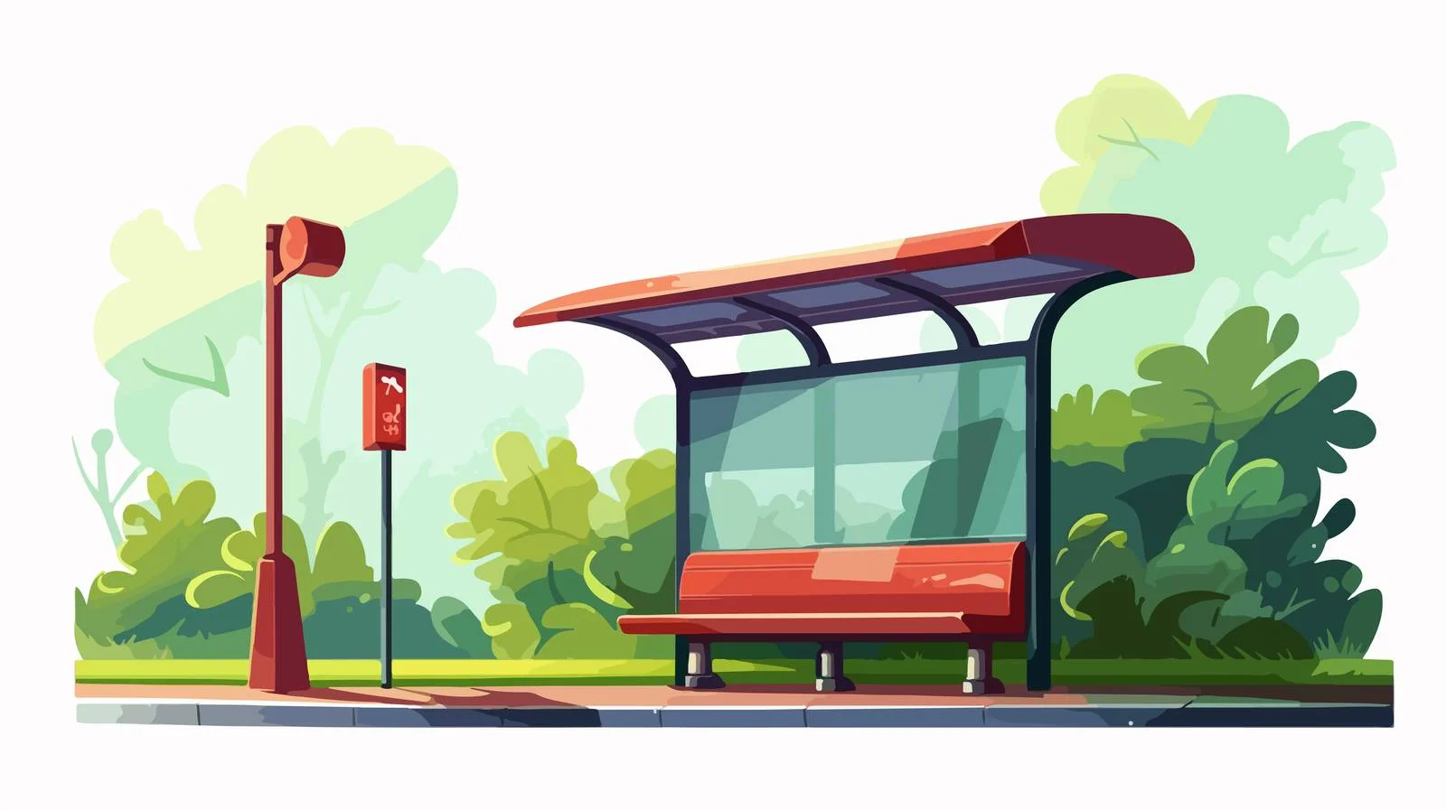 Bus Stop Sign: Quality Design — free download from Dotvec