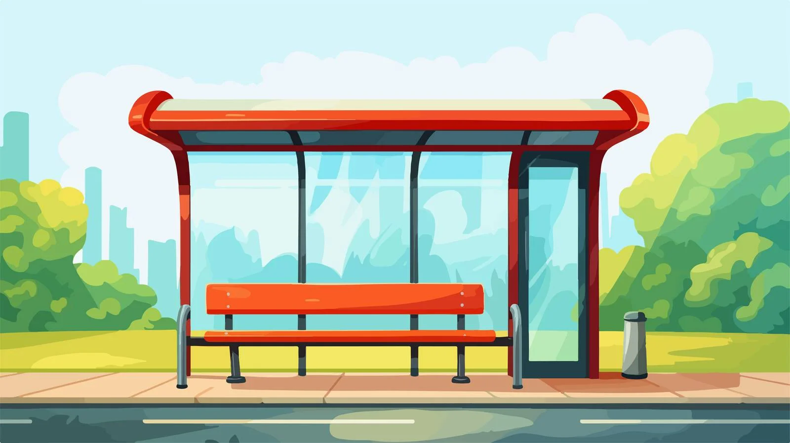 Exemplary Bus Stop Sign — free download from Dotvec