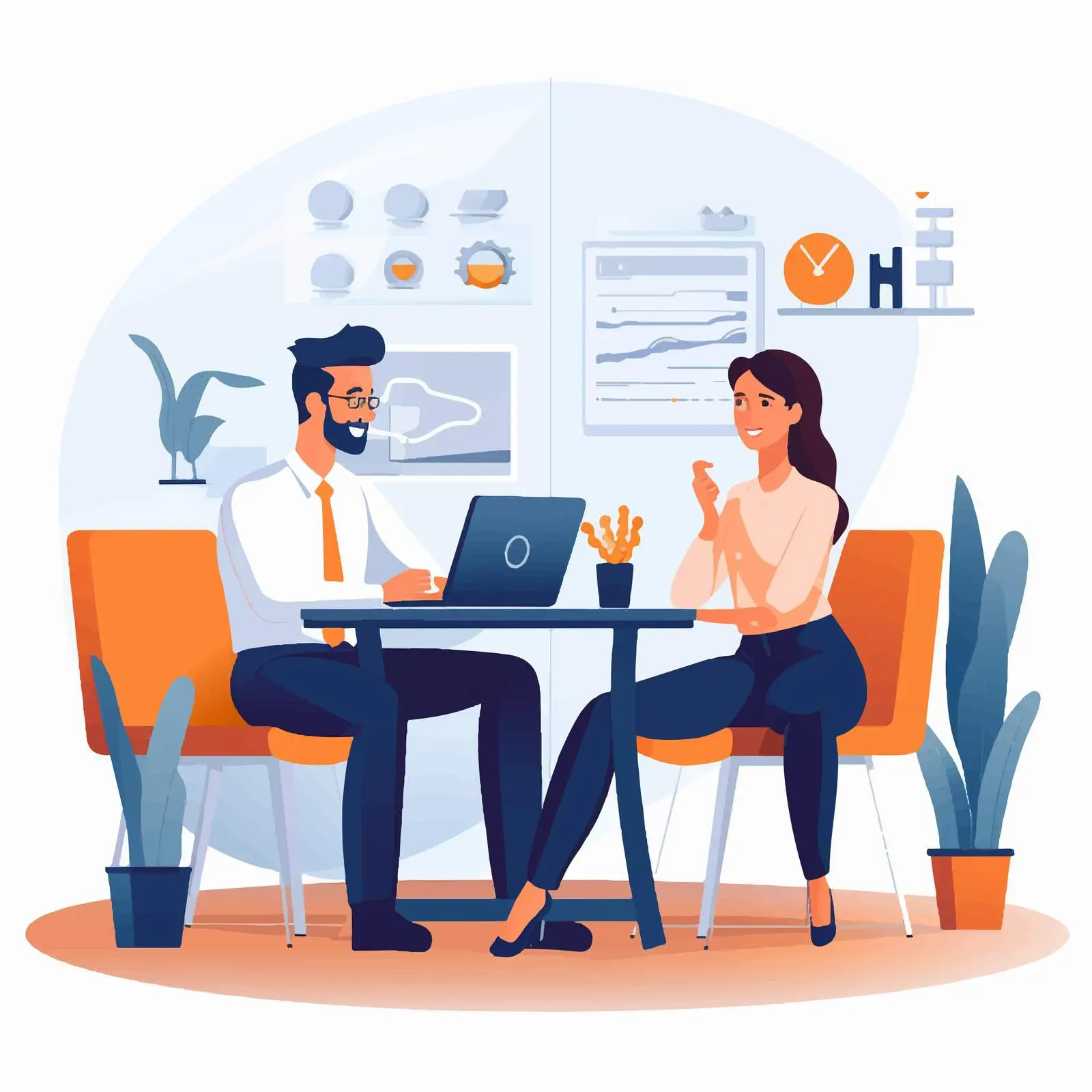 Financial Advisor Consulting with Client in Office – free wealth building image from Dotvec