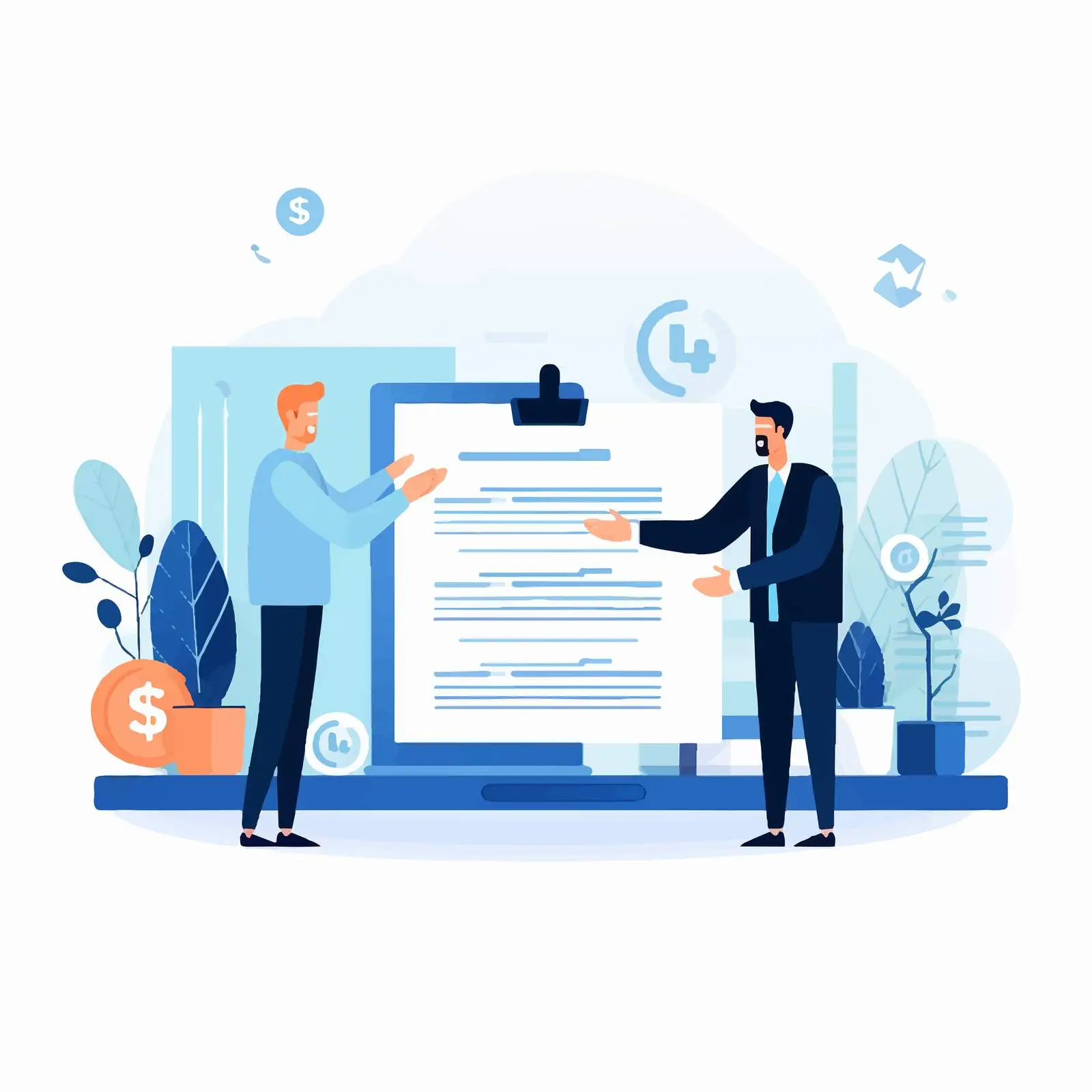 Financial Literacy and Investment Signing Concept – free wealth building image from Dotvec