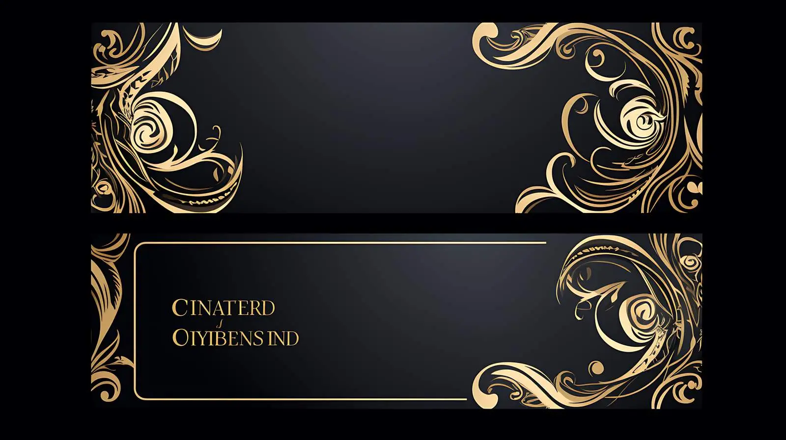 Professional Ornamental Business Cards Design — free download from Dotvec