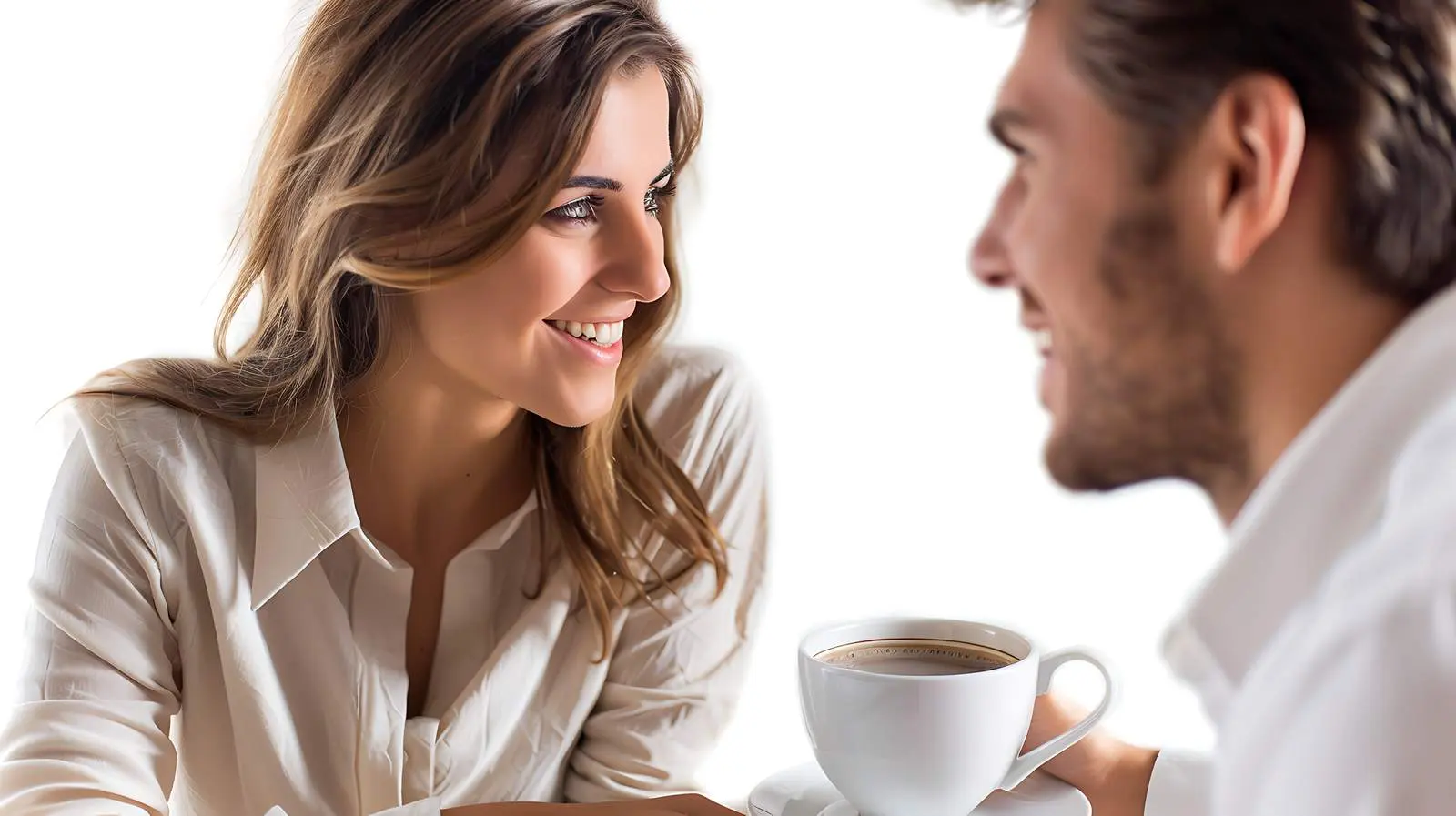 Casual Business Meeting Over Coffee – free motivation image from Dotvec