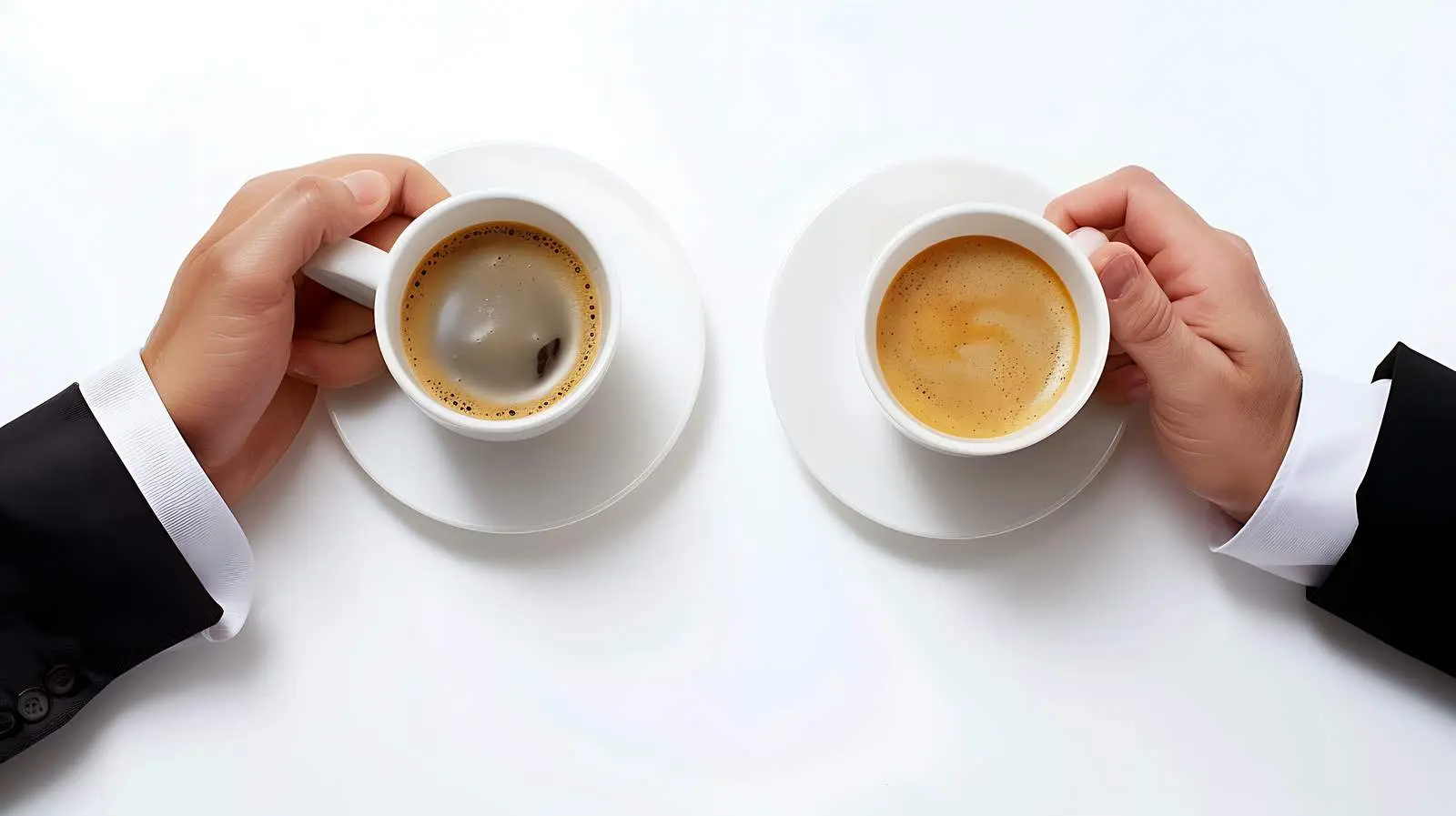 Casual Business Conversation Over Coffee — free download from Dotvec