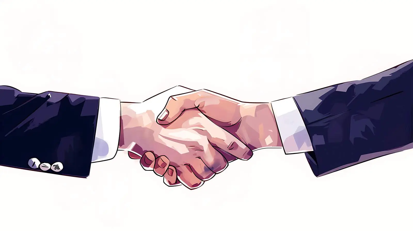 Business Meeting Handshake in Office Setting — free download from Dotvec