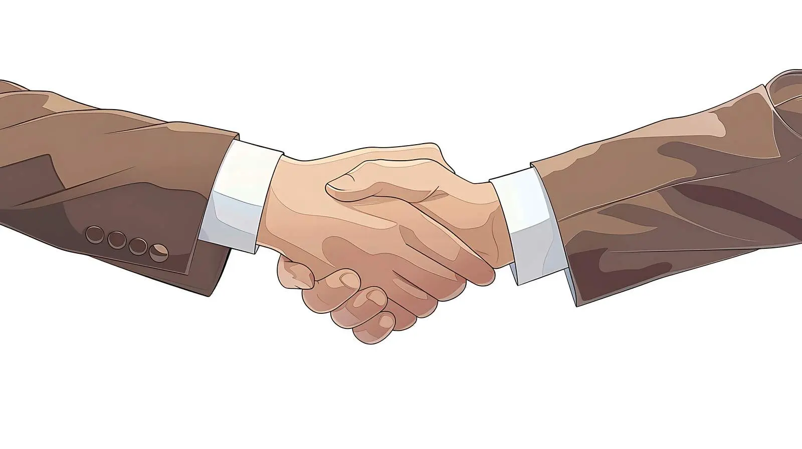 Business Meeting Handshake in Office Setting — free download from Dotvec