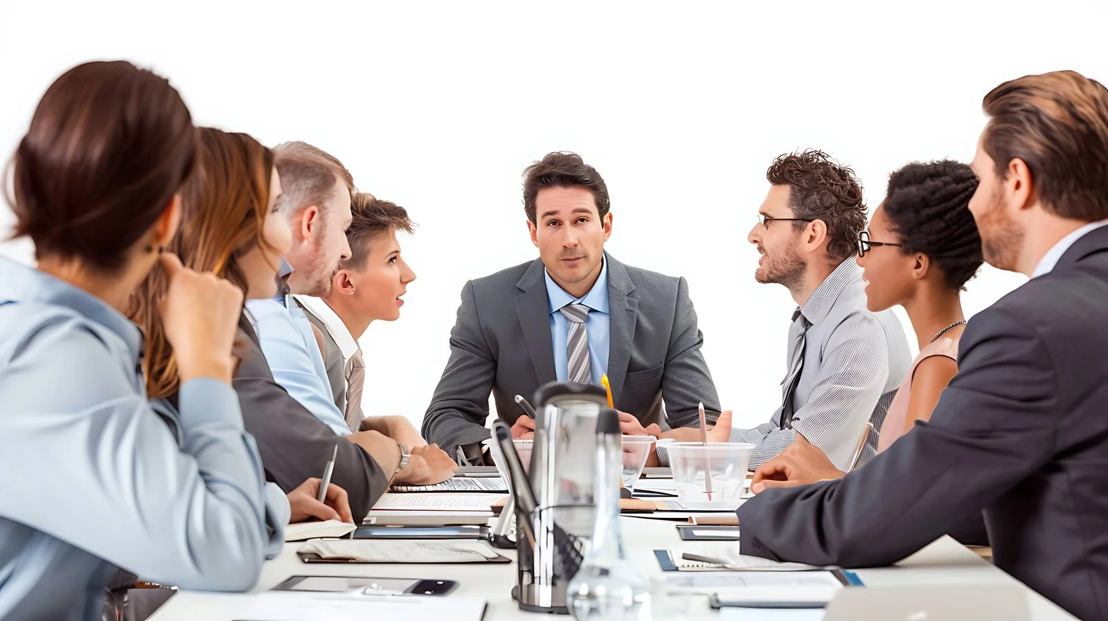 Professional Business Workshop Meeting Office Setting — free download from Dotvec