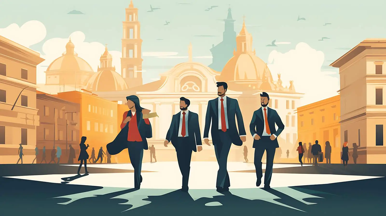 Italian Business People Background Image — free download from Dotvec