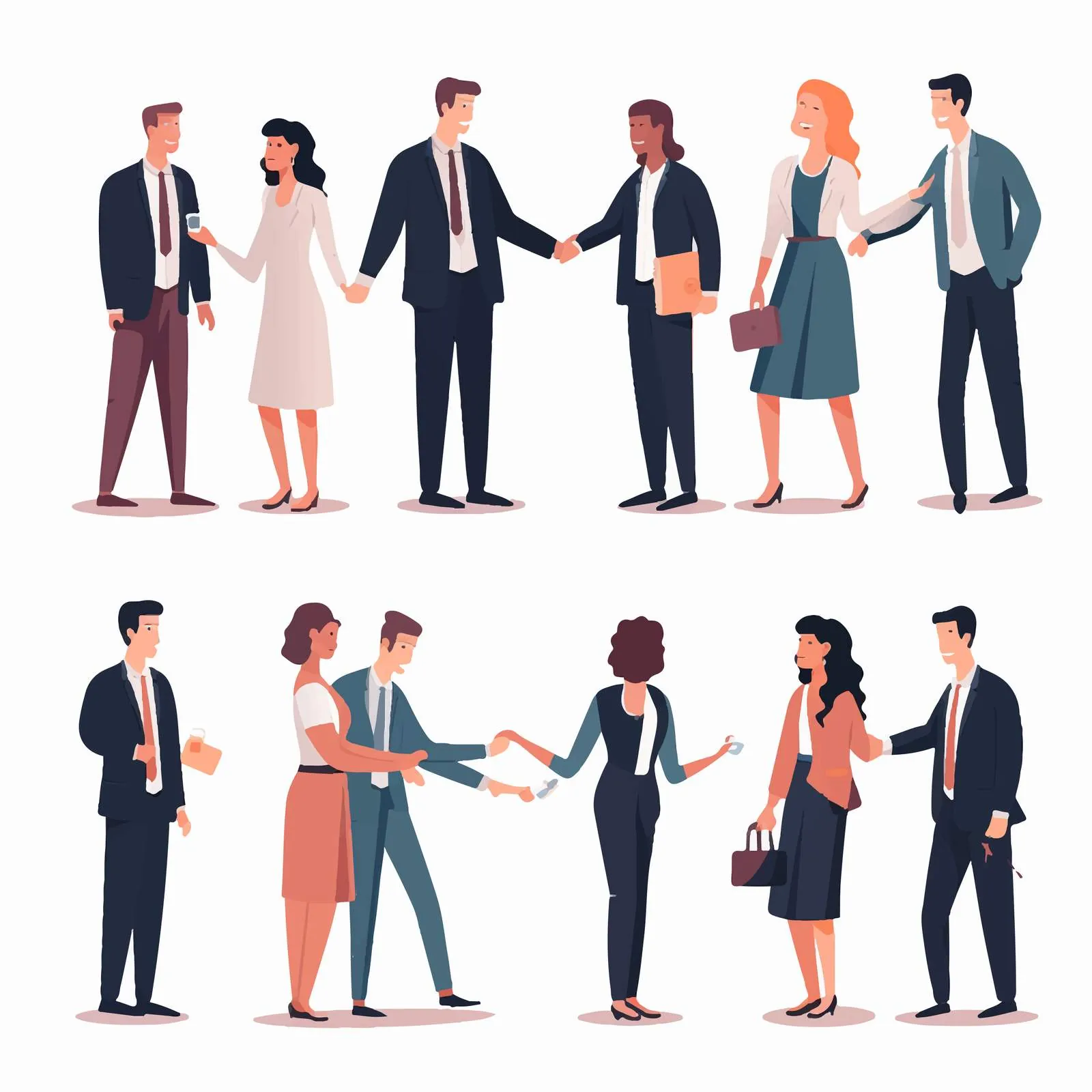 Business People Shaking Hands for Agreement — free download from Dotvec