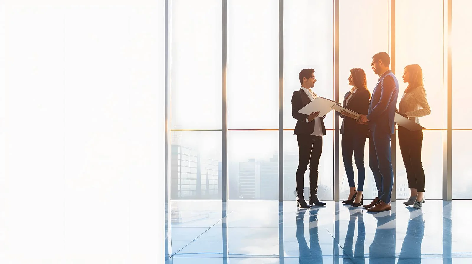 Corporate Meeting in Modern Office — free download from Dotvec