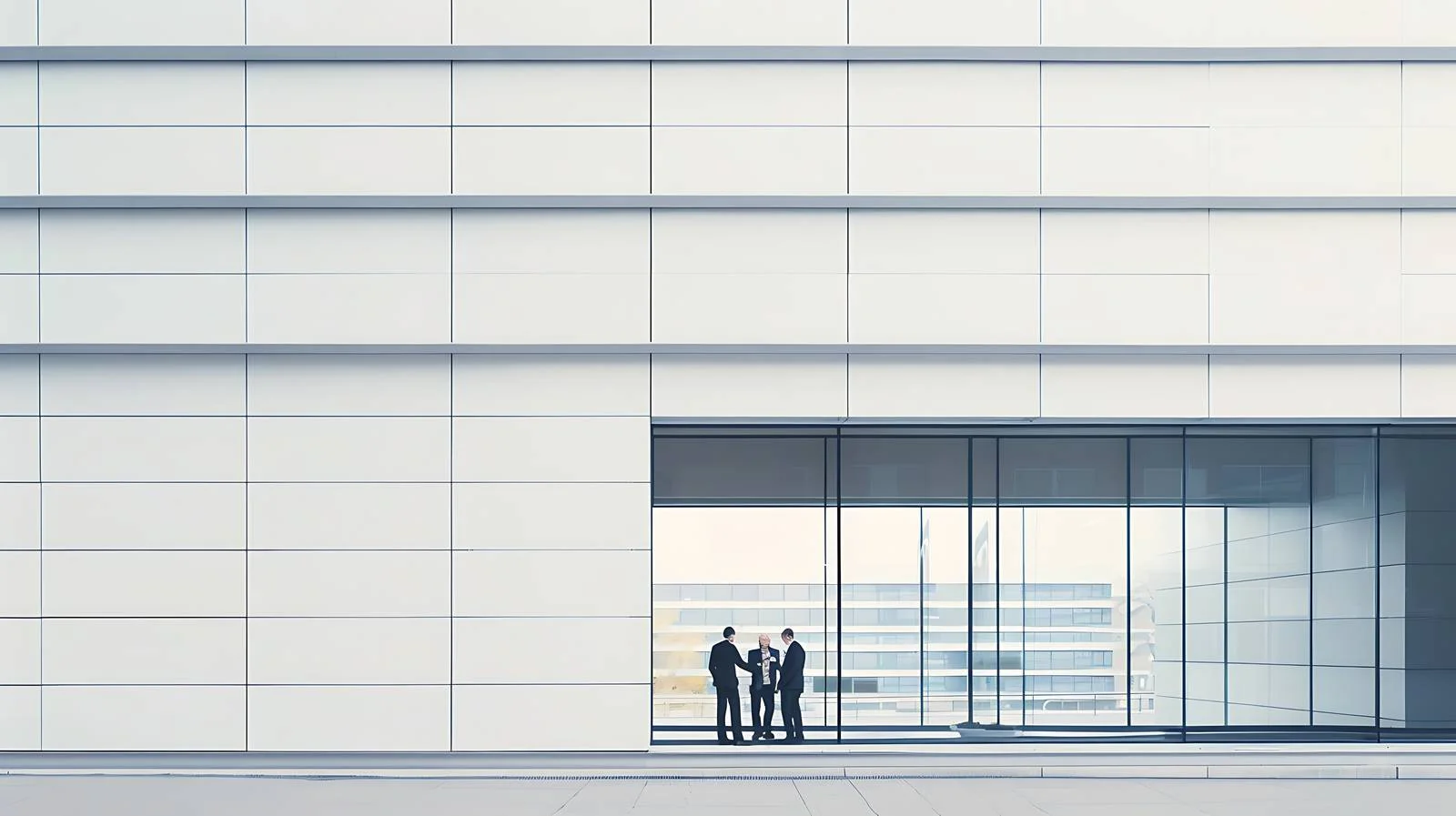 Office Discussion by the Window — free download from Dotvec