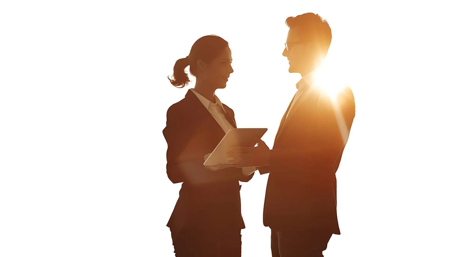 Professional Business Communication with Shining Tablet — free download from Dotvec