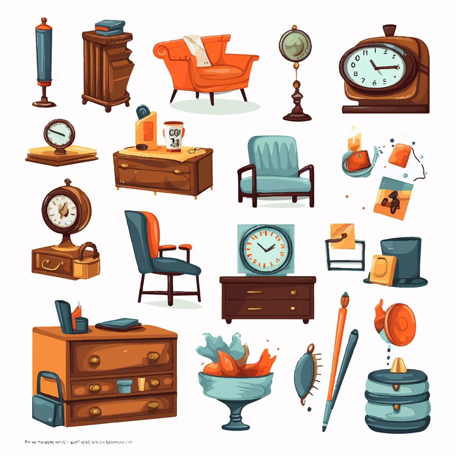 Business Printed Advertising Cartoon Vector Design — free download from Dotvec