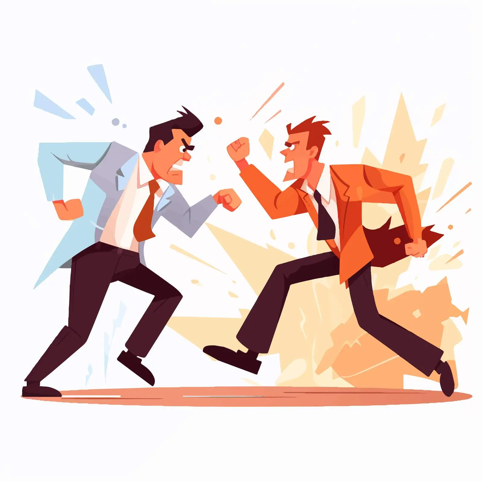 Business Rivalry and Competition Concept Illustration – free business dynamics image from Dotvec