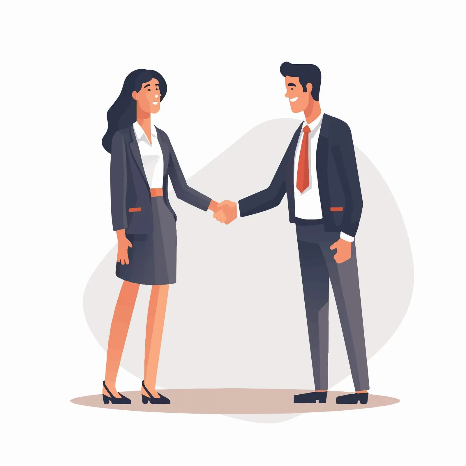 Business Partners Handshake in Professional Setting – free business dynamics image from Dotvec