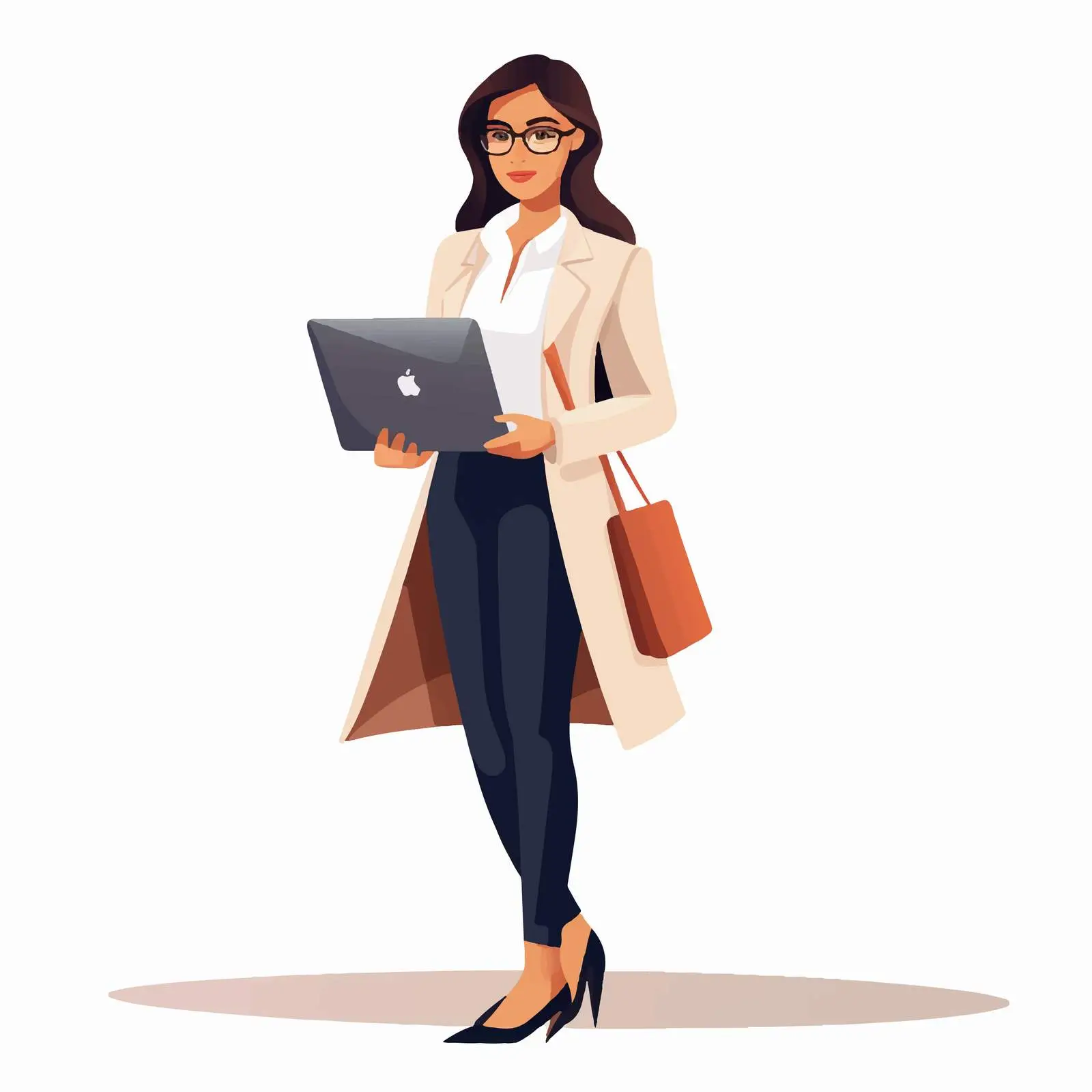Young Businesswoman Working on Laptop — free download from Dotvec