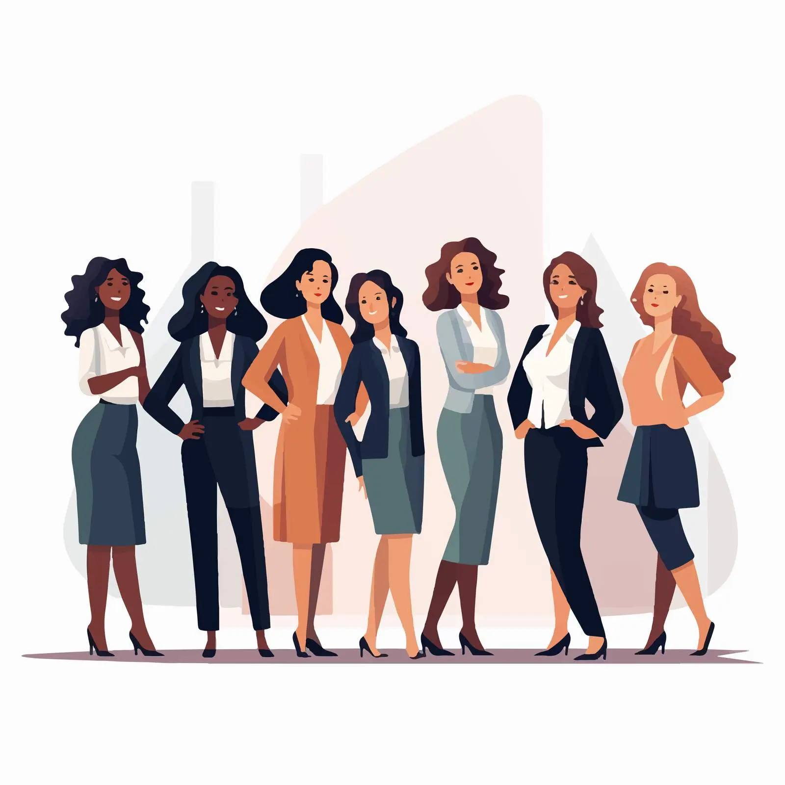 Empowered Business Women Community Vector — free download from Dotvec