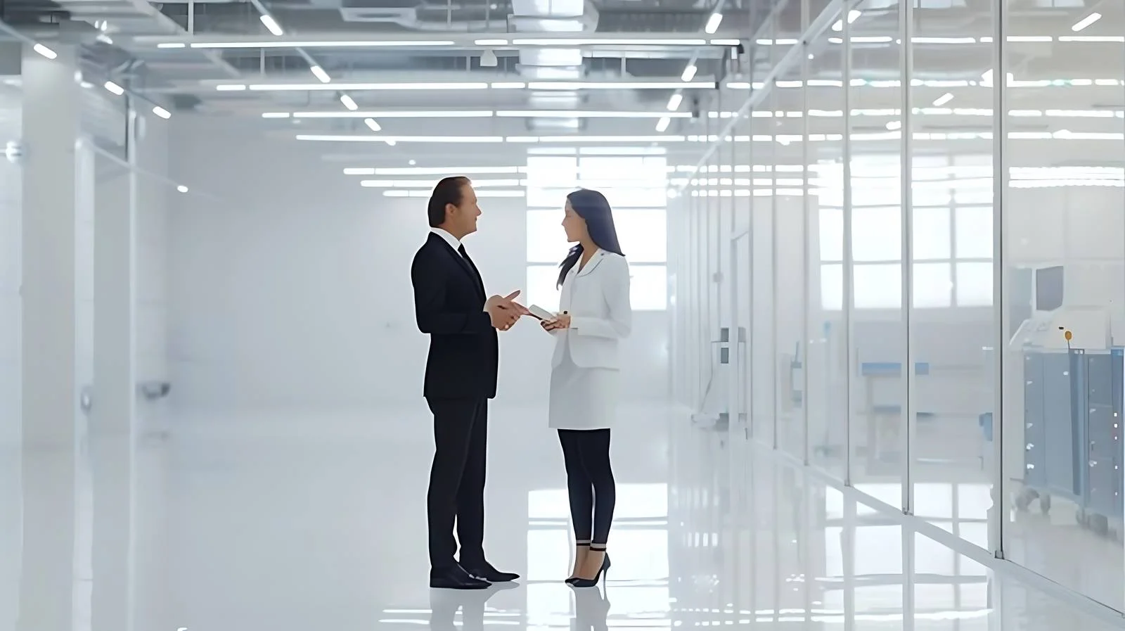 Professional Discussion in Modern Office — free download from Dotvec