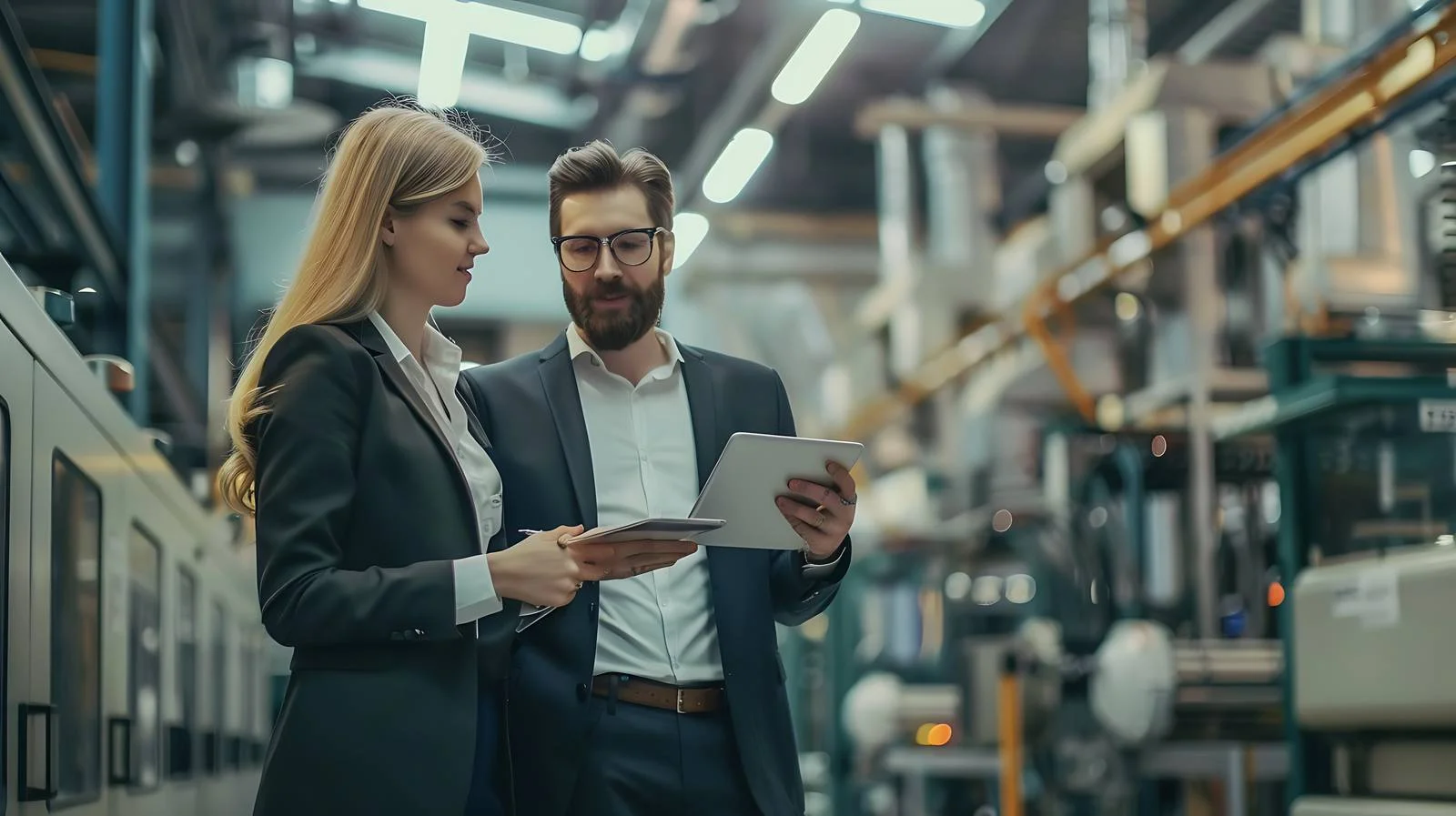 Business Discussion with Tablet — free download from Dotvec