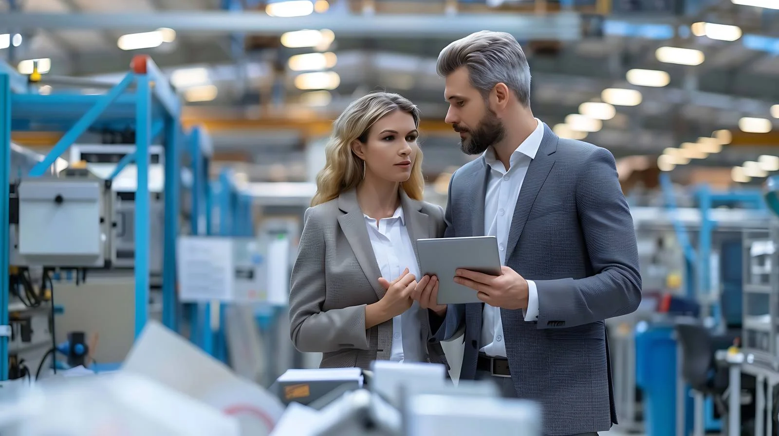 Professionals with Tablet Discussing Strategy — free download from Dotvec