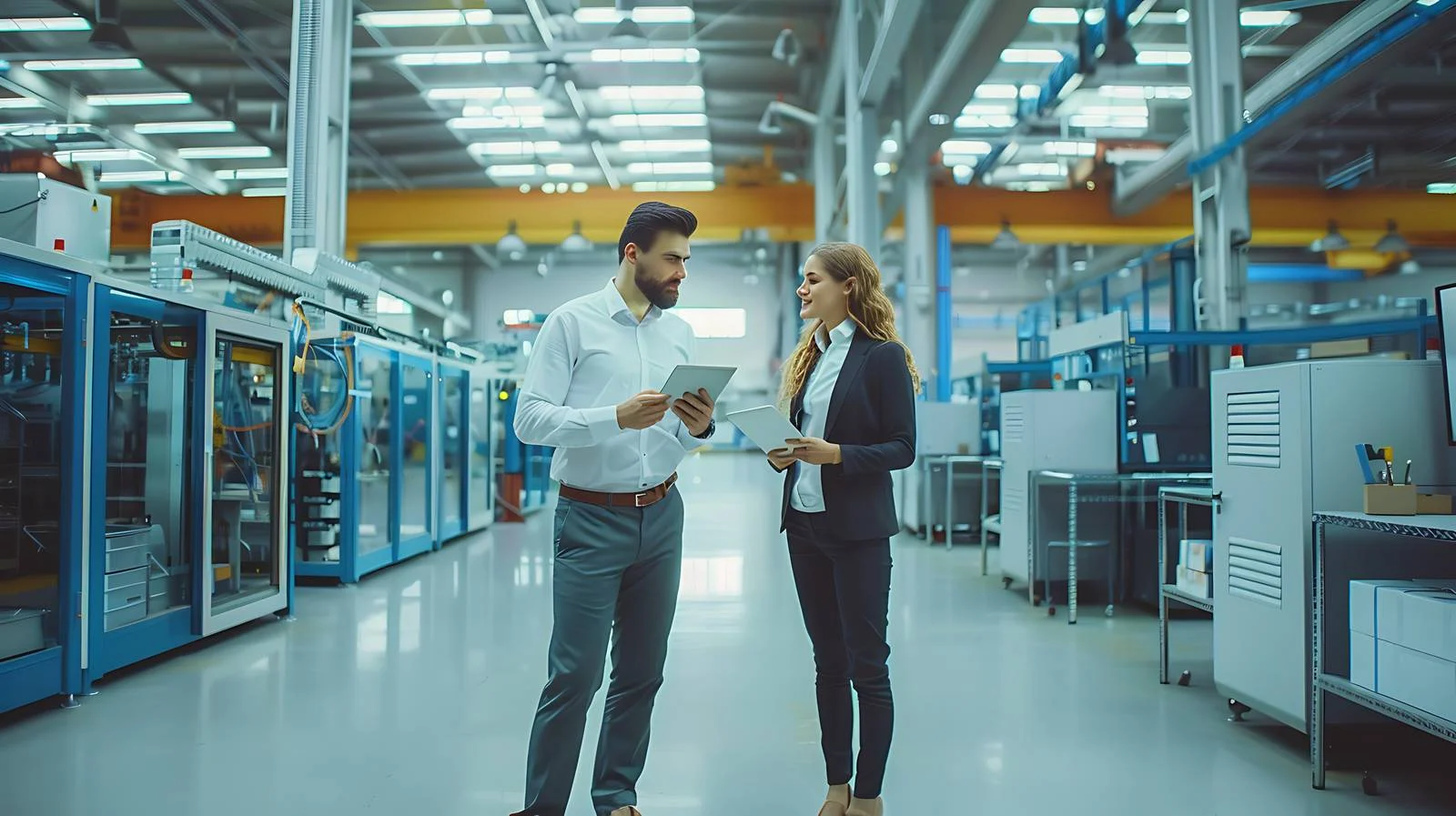 Professionals Discussing with Tablet — free download from Dotvec