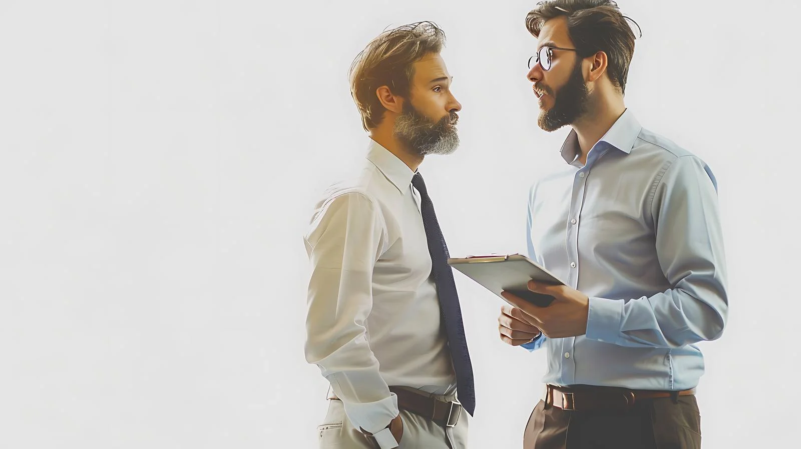 Professional Discussion in Modern Factory — free download from Dotvec