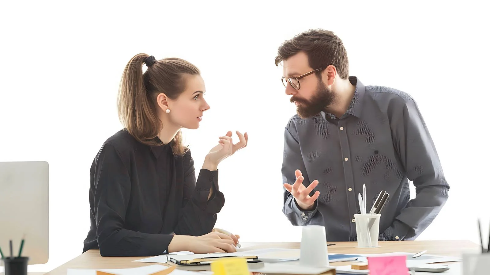 Project Discussion in Office Setting — free download from Dotvec