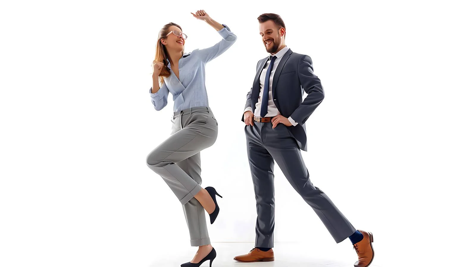 Professional Balancing Act in Office Setting — free download from Dotvec