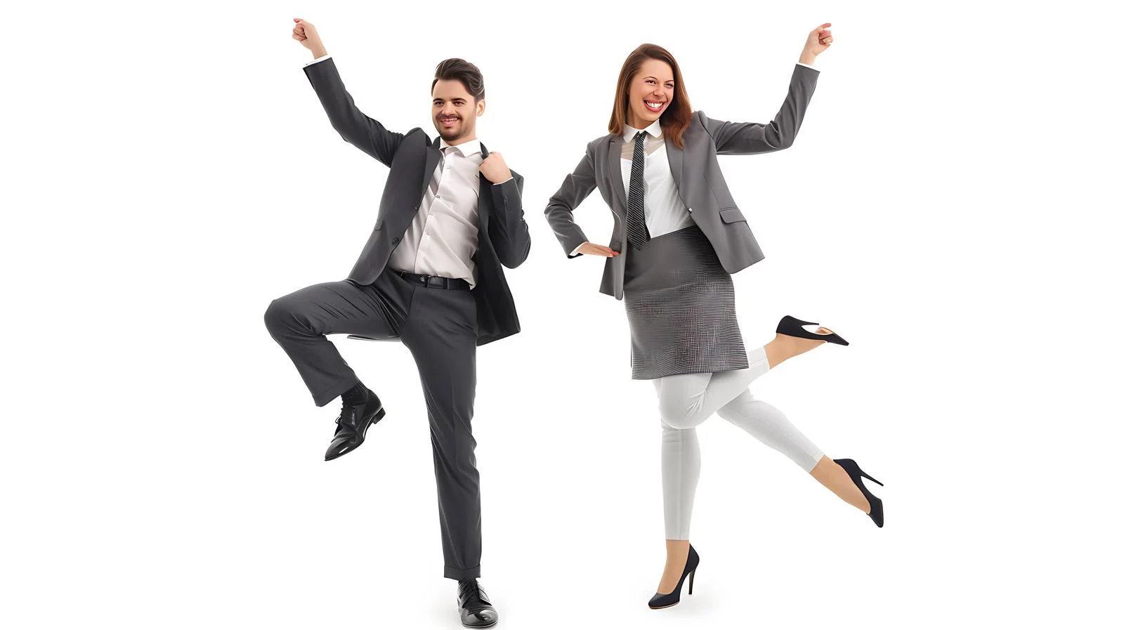 Professional Office Balancing Pose — free download from Dotvec