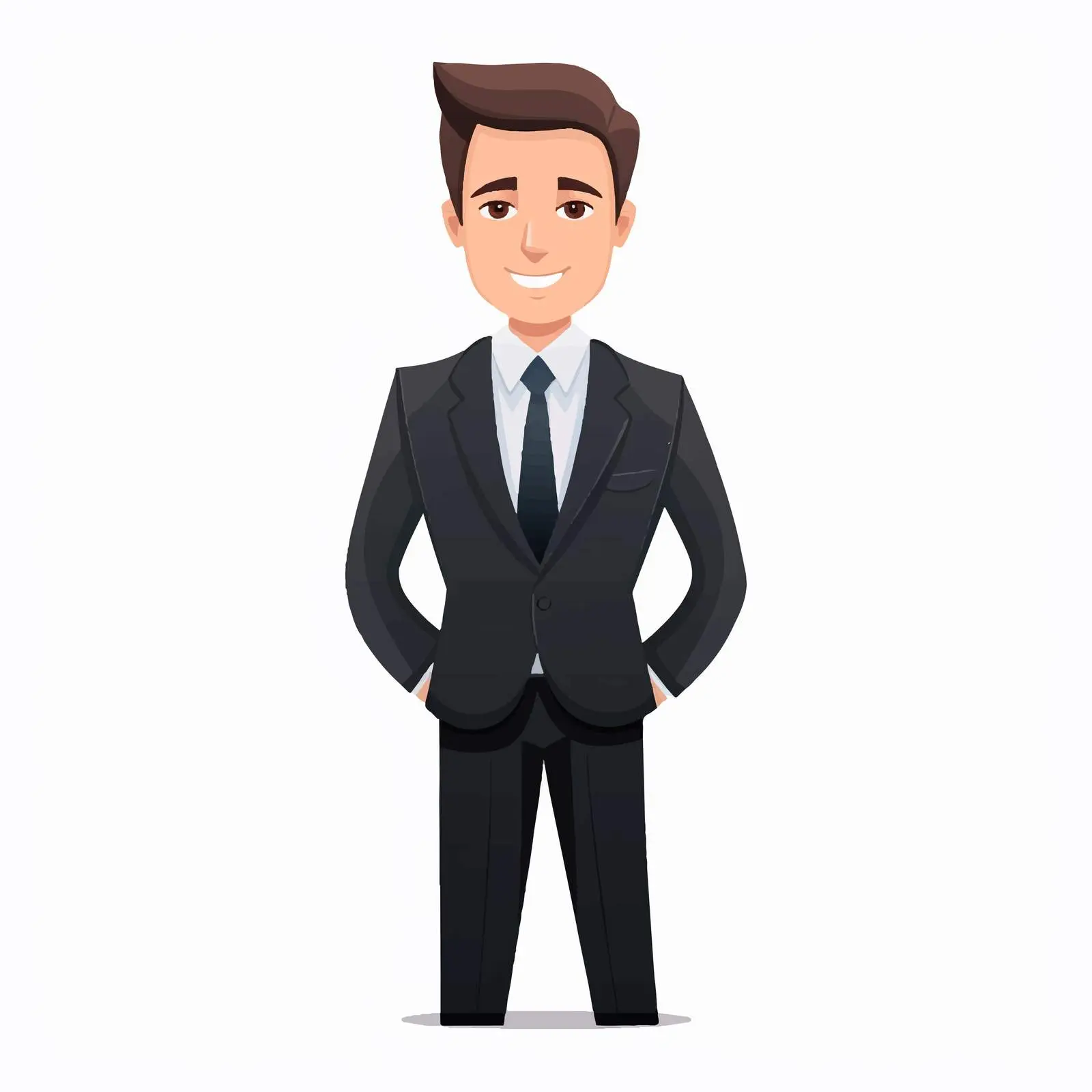 Cartoon Businessman Character Icon Vector Illustration — free download from Dotvec