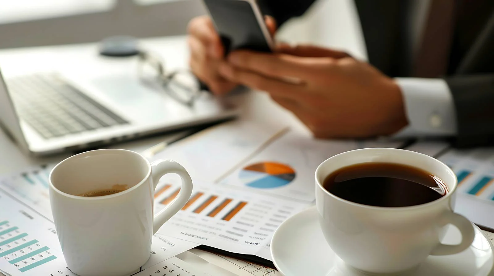 Multitasking Businessman at Work — free download from Dotvec