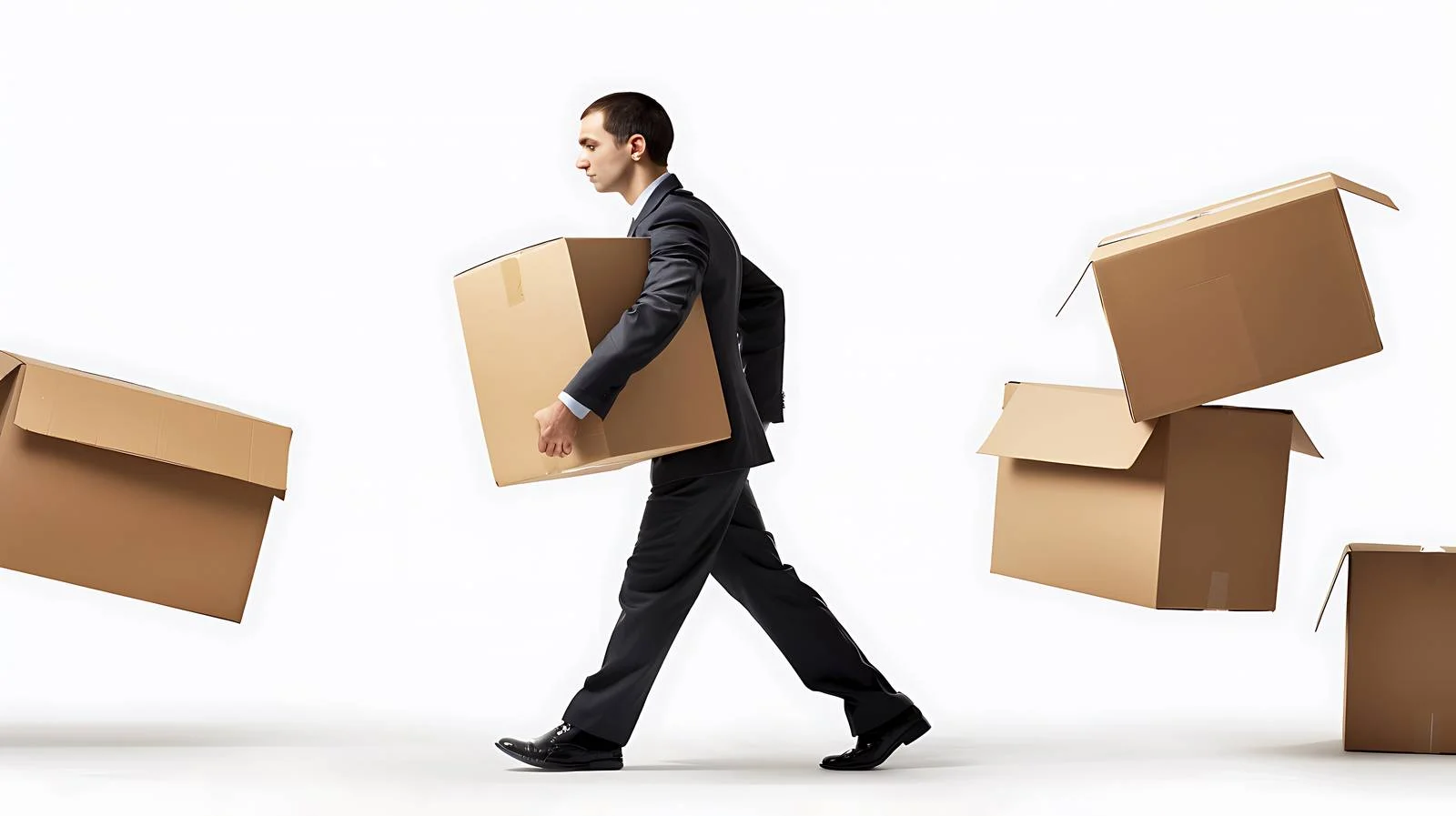 Businessman Career Transition Image — free download from Dotvec