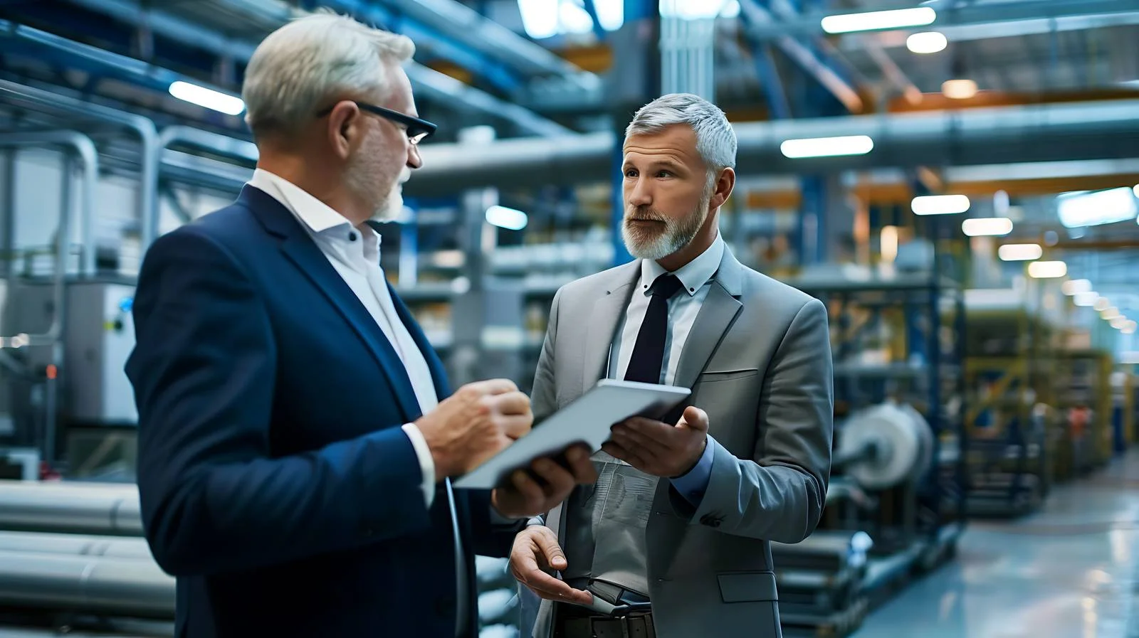 Professional Businessman Tablet Interaction — free download from Dotvec