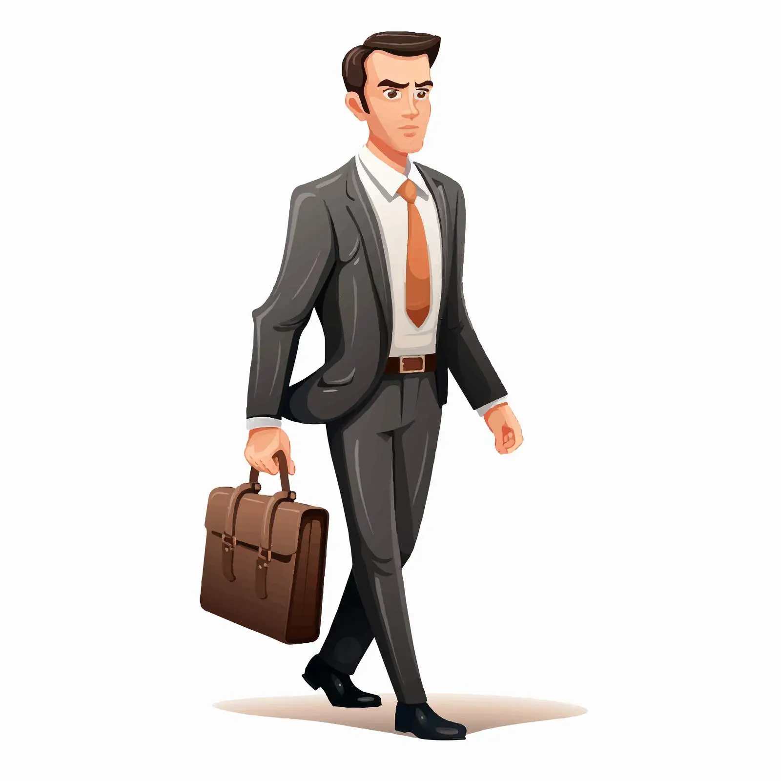 Professional Businessman Cartoon Vector Illustration — free download from Dotvec