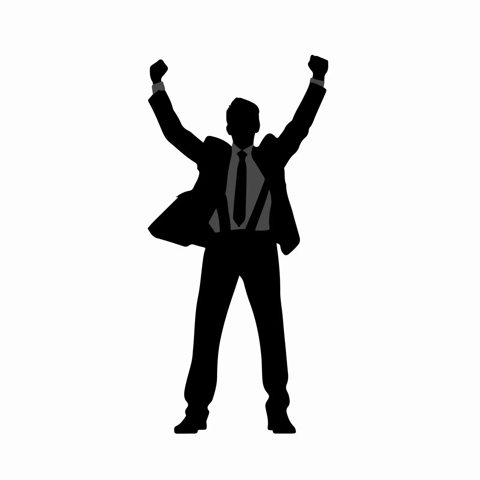 Businessman Silhouette Achievement Icon Vector — free download from Dotvec