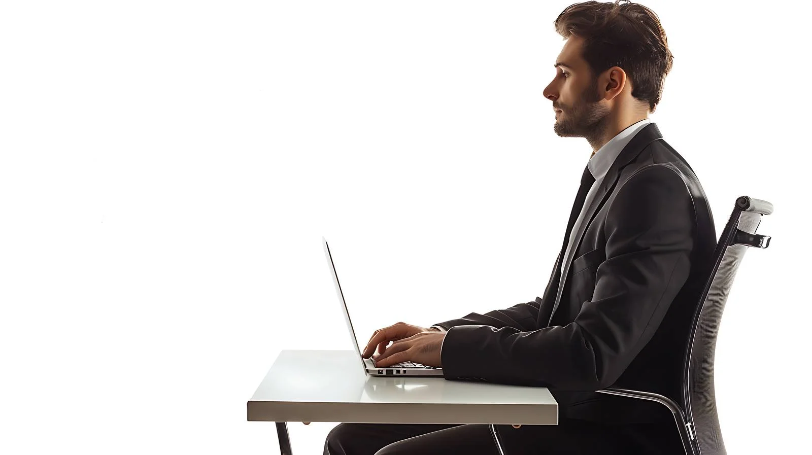 Office Professional Working on Laptop — free download from Dotvec