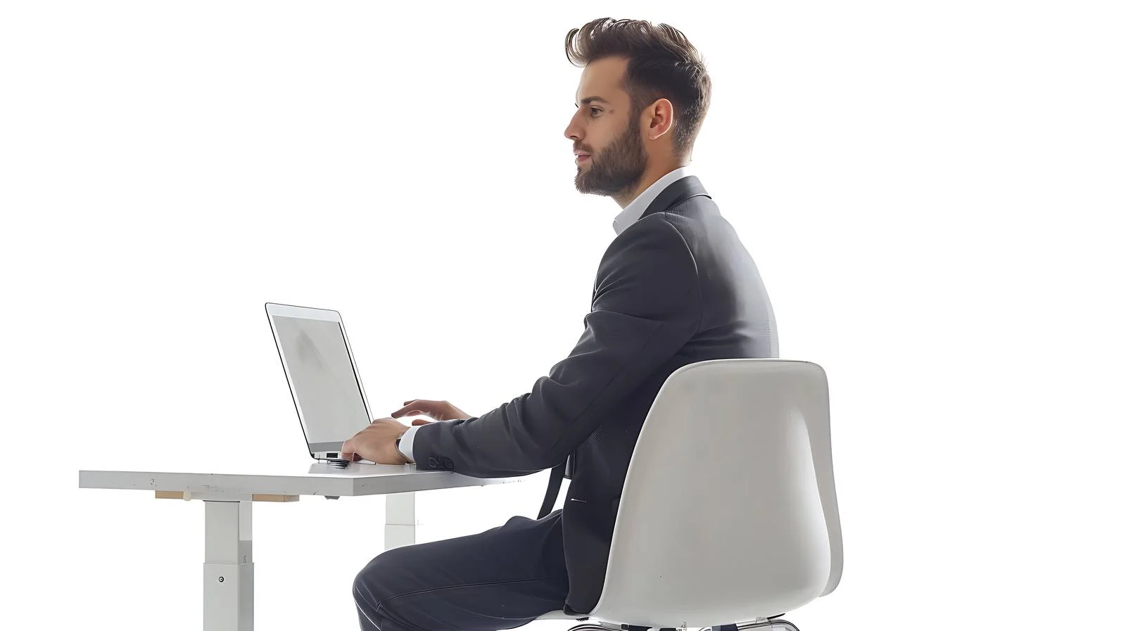 Professional Businessman Working on Laptop — free download from Dotvec