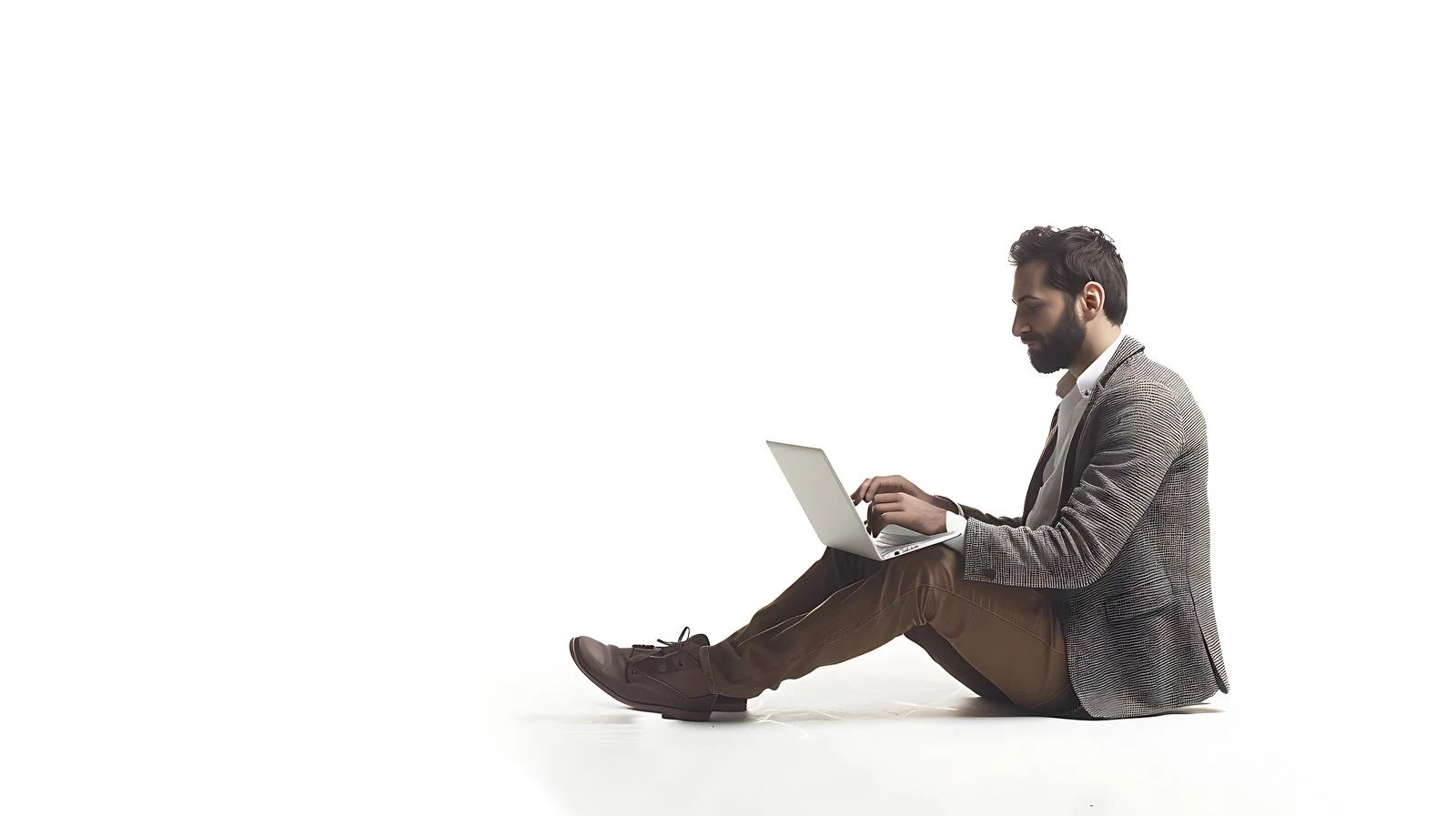 Businessman Working on Laptop — free download from Dotvec