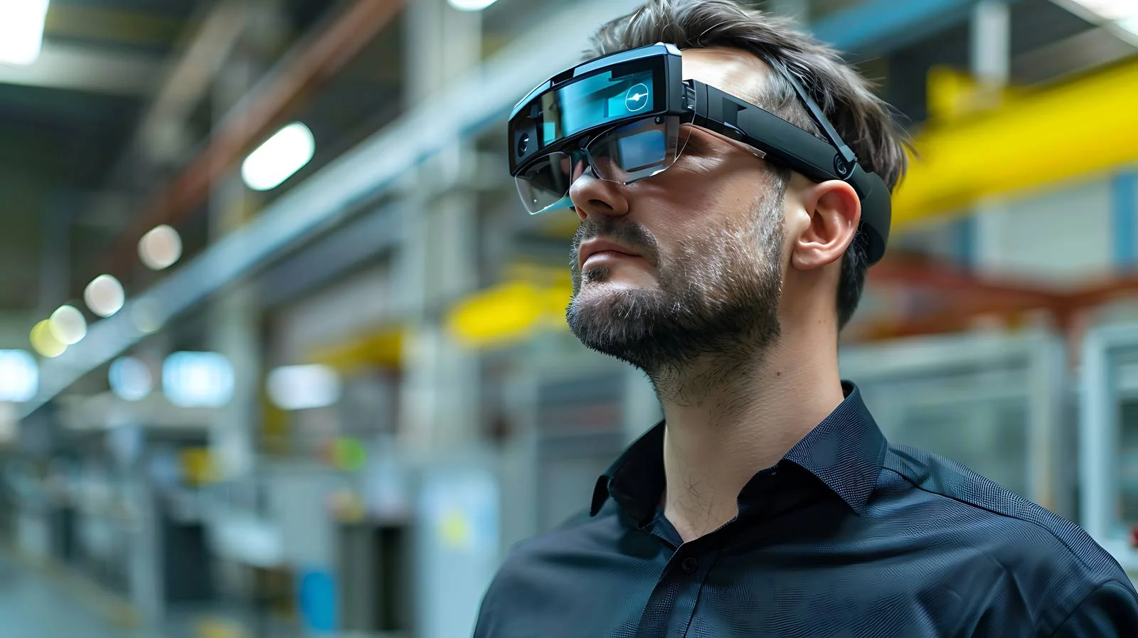 Modern Factory AR Glasses Usage — free download from Dotvec