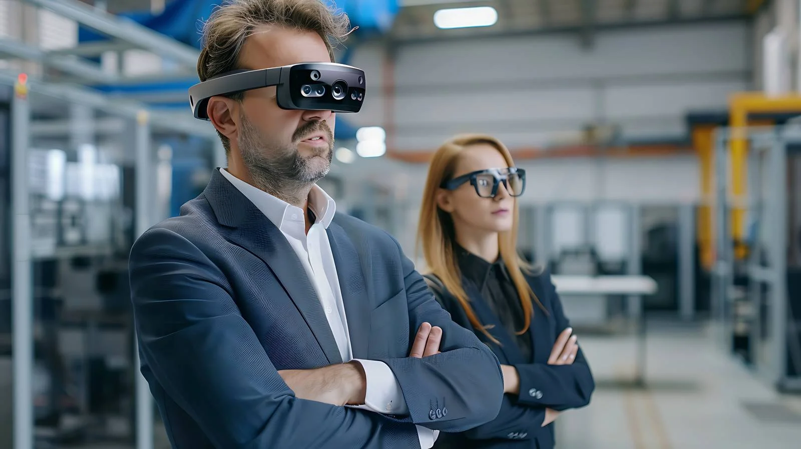 AR Glasses Business Meeting Image — free download from Dotvec