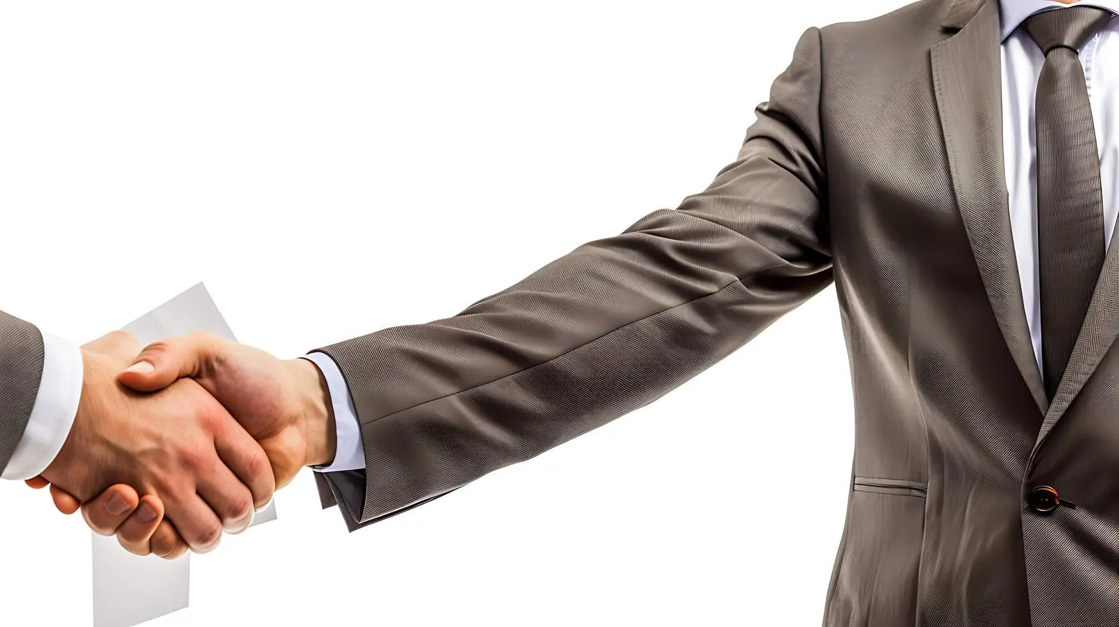 Businessman Offering Papers with Outstretched Hand — free download from Dotvec