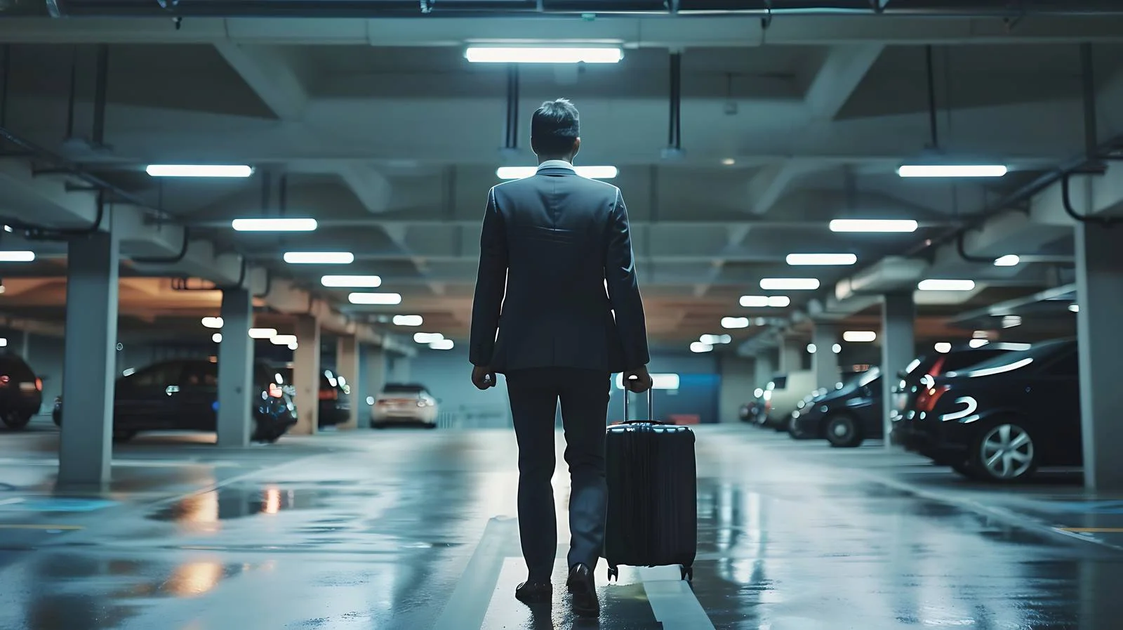 Busy Businessman Park Rushing — free download from Dotvec