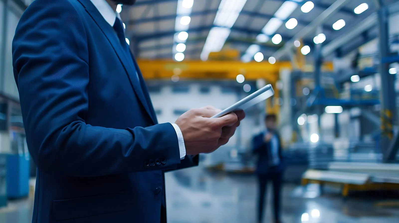 Business Meeting Tablet Usage — free download from Dotvec