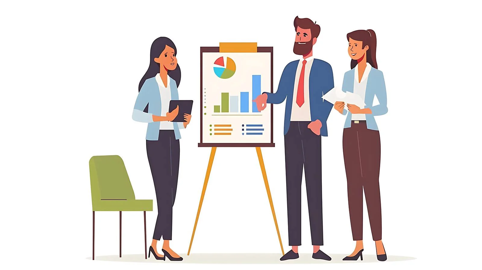 Collaborative Flip Chart Discussion — free download from Dotvec