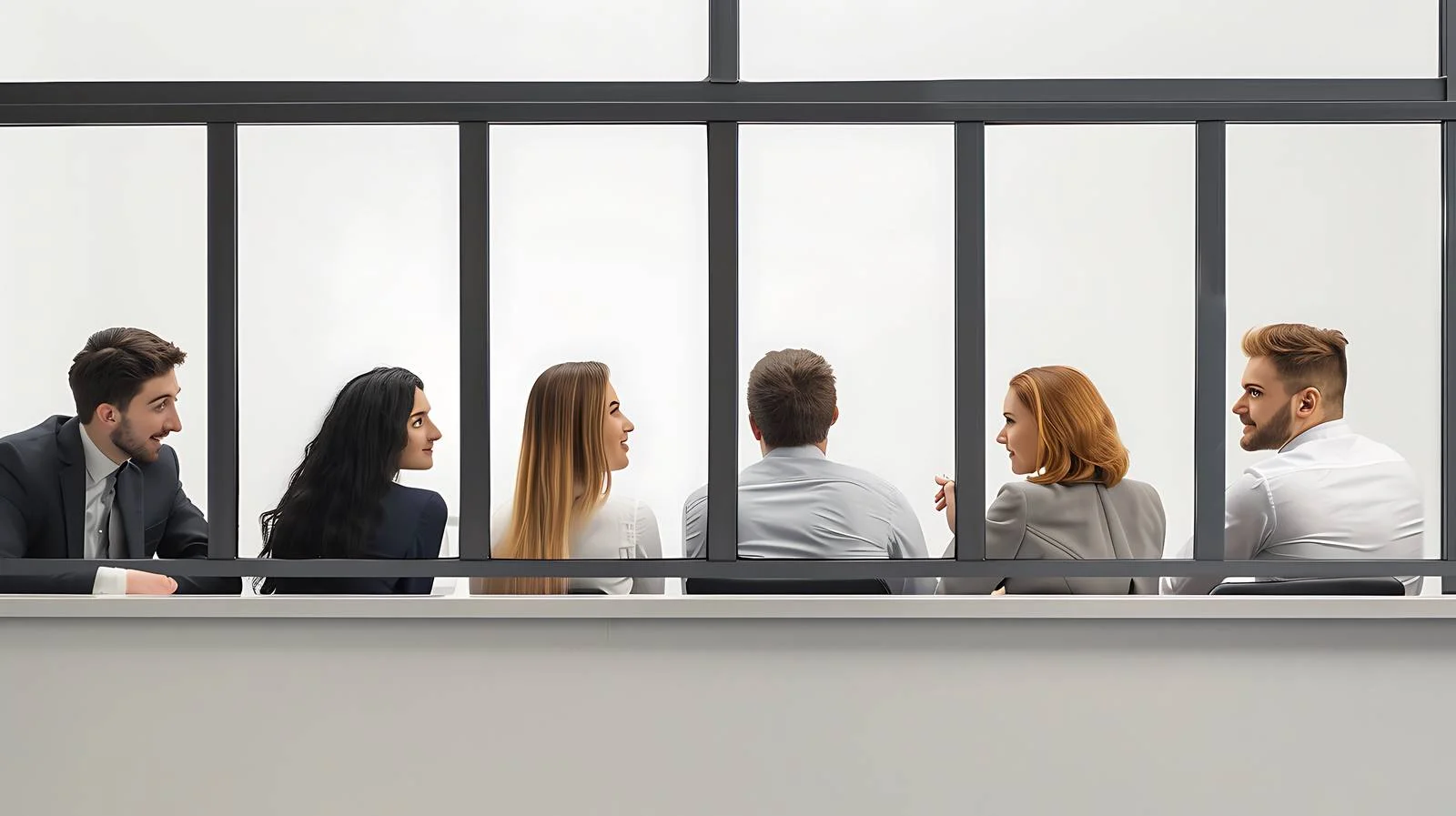 Corporate Discussion Through Windowpane — free download from Dotvec